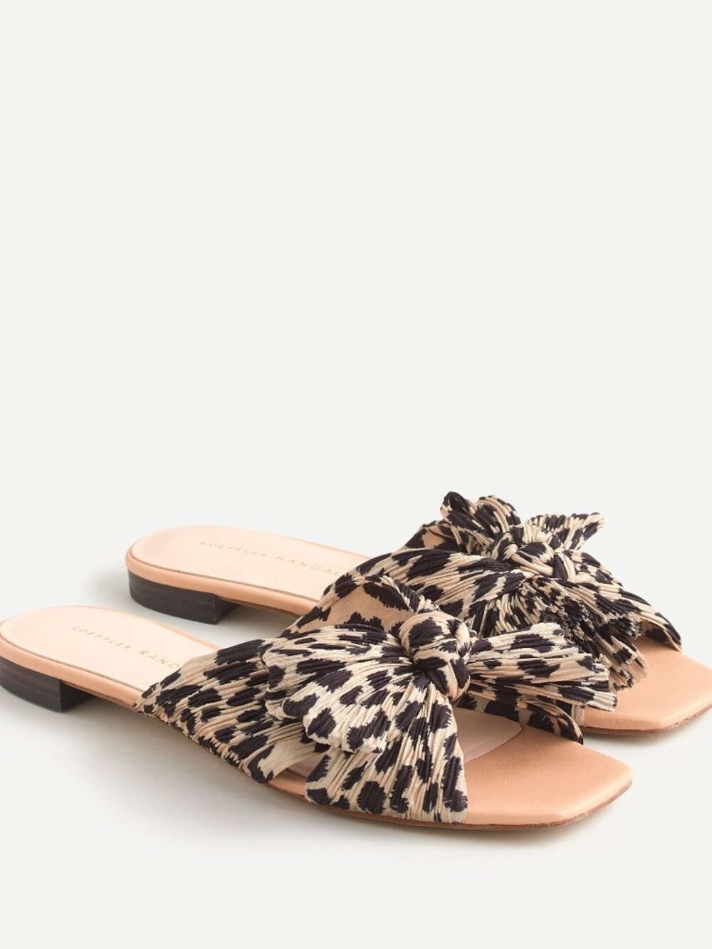 Loeffler Randall Daphne Sandal Leopard Print Size 7
